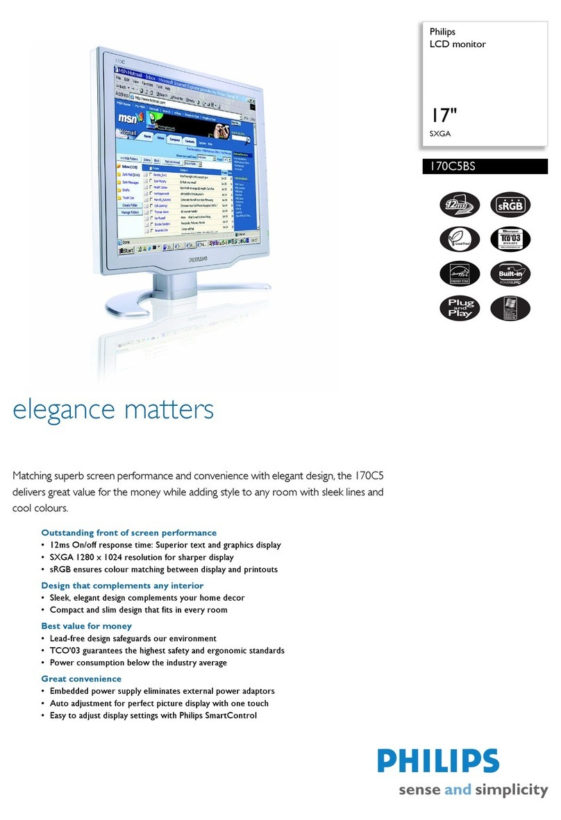 Philips 170C5BS User manual