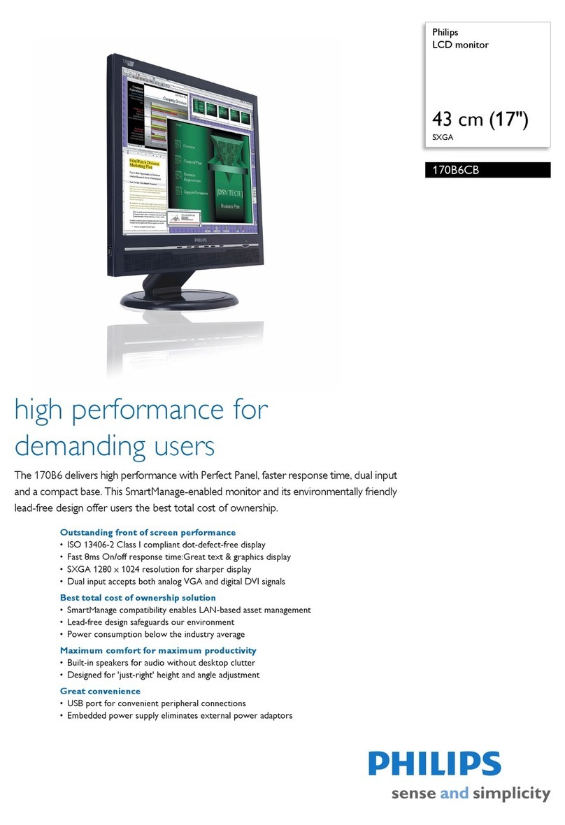 Philips 170B6CB User manual