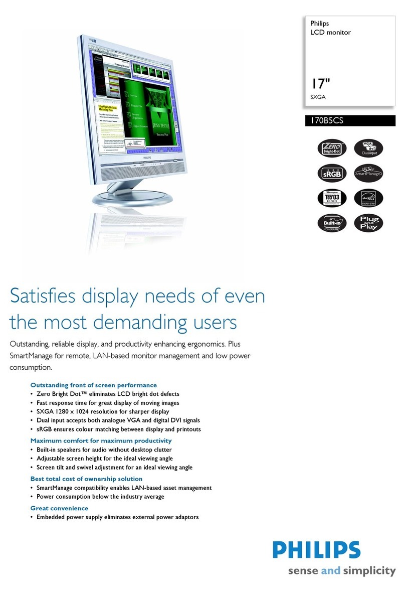 Philips 170B5CS User manual