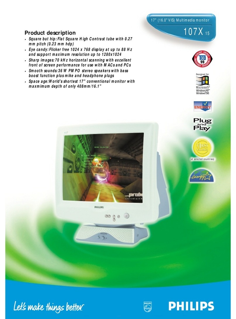 Philips 107X15 User manual
