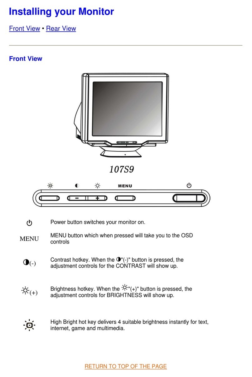 Philips 107S9 User manual