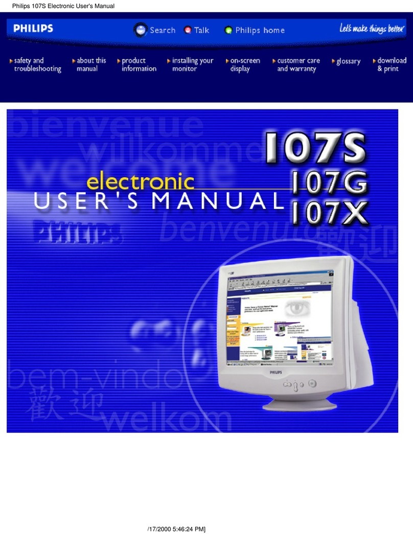 Philips 107S User manual