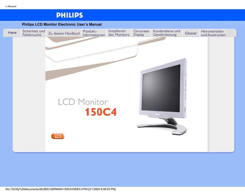 Philips 150C4 User manual