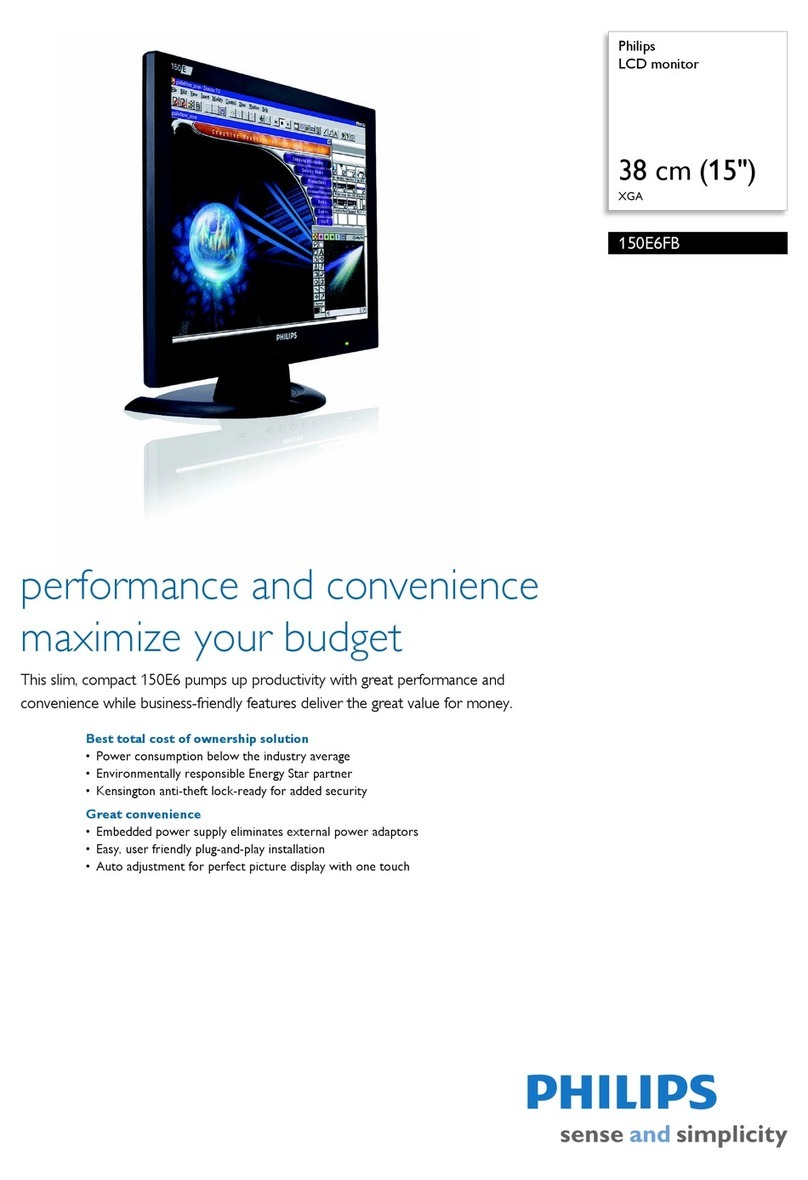 Philips 150E6FB User manual