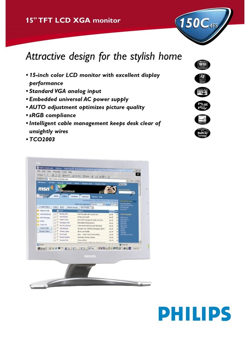 Philips 150C4FS User manual
