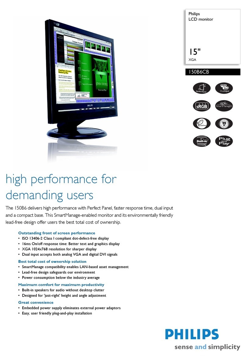 Philips 150B6CB User manual