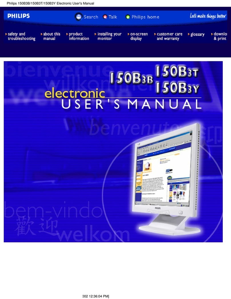Philips 150B3B User manual
