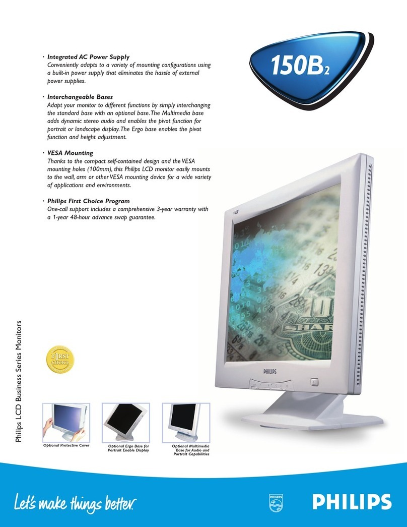 Philips 150B2 User manual Philips 150B2 User manual