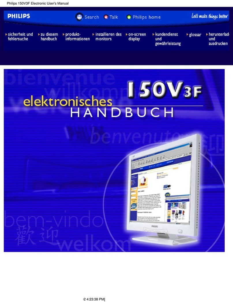 Philips 150B3 User manual