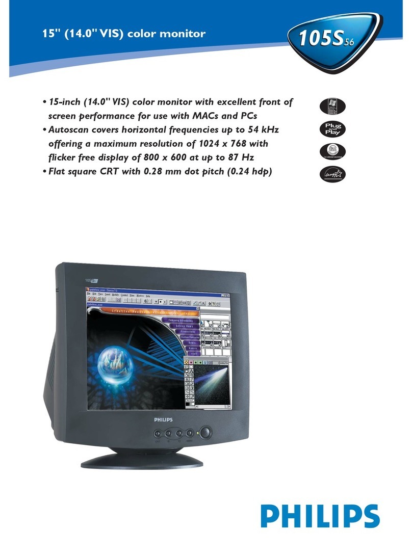 Philips 105S56 User manual