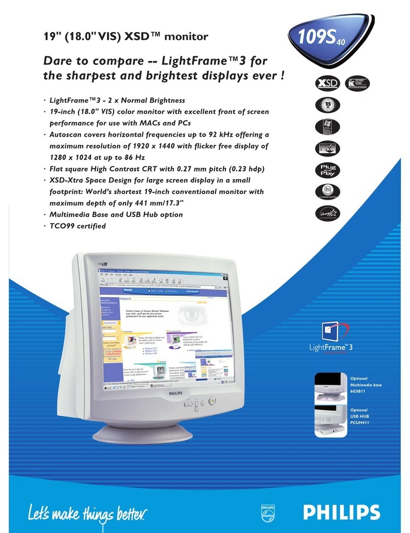 Philips 109S40 User manual