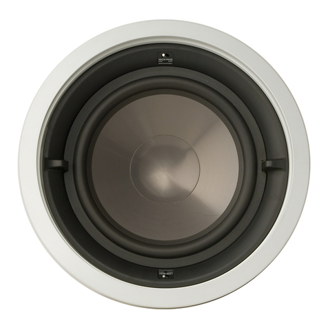 Niles CM950SUB series User manual