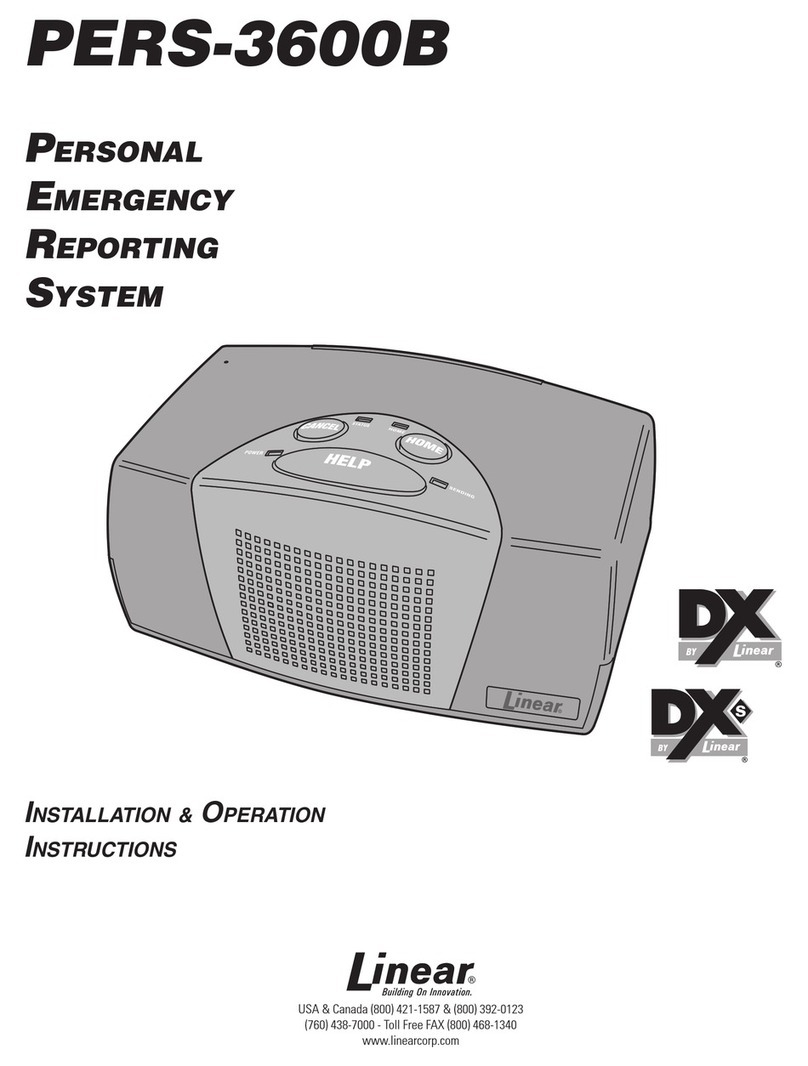 Linear Personal Emergency Reporting System... Manual