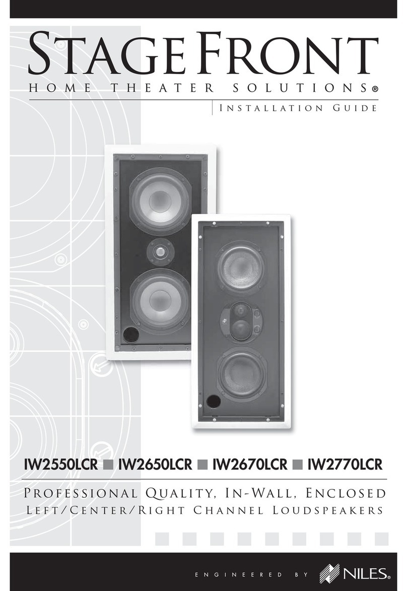 Niles IW2550LCR installation guide
