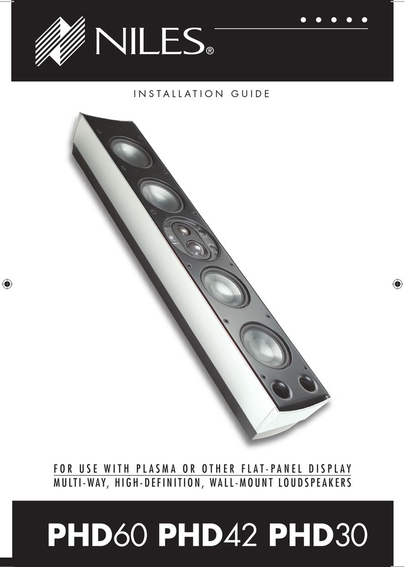 Niles PHD30 installation guide