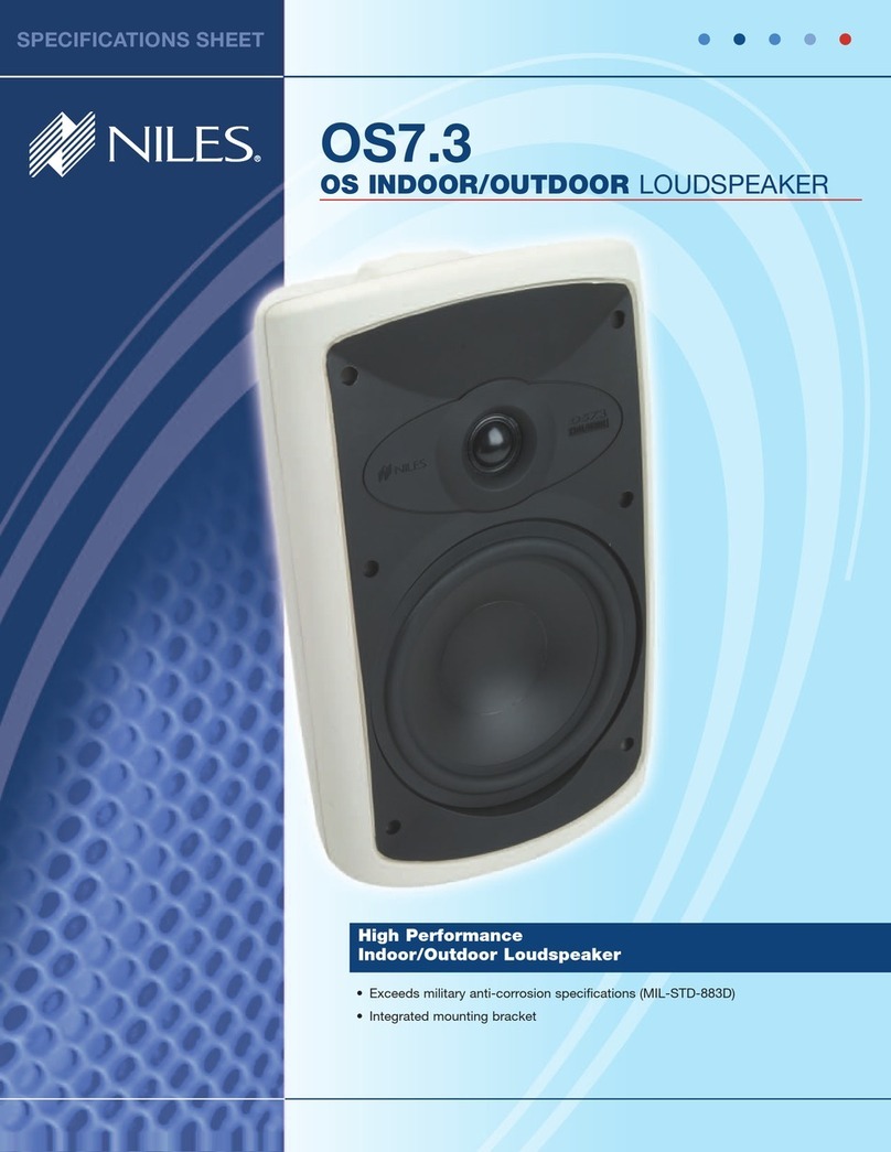 Niles OS7.3 Specification sheet