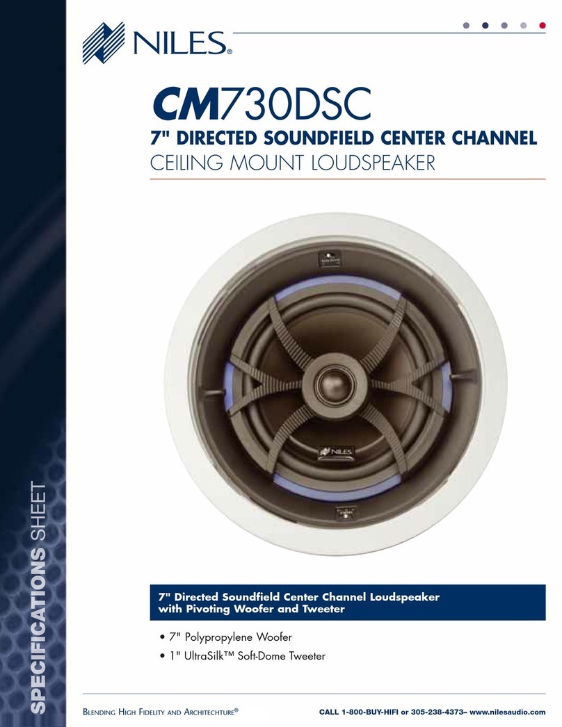 Niles Niles CM 730DSC User manual