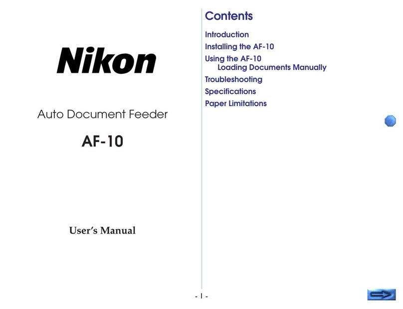 Nikon AF-10 User manual