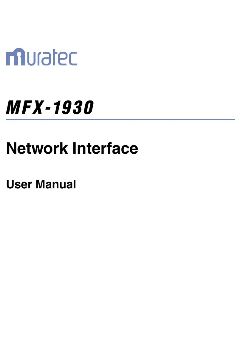 Muratec MFX-1930 User manual