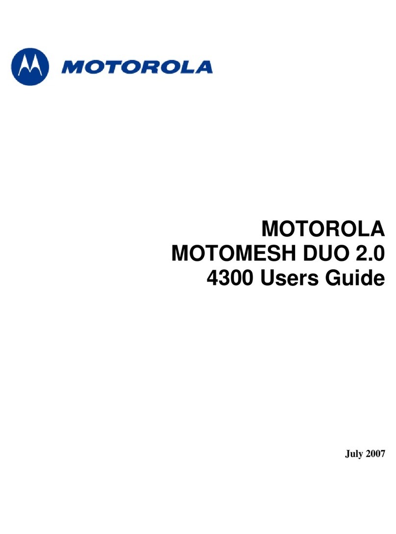 Motorola MOTORMESH 4300 User manual