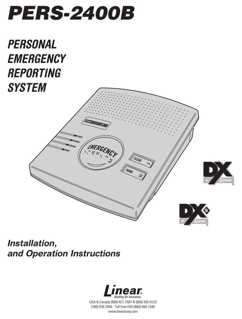Linear Personal Emergency Reporting System... User manual