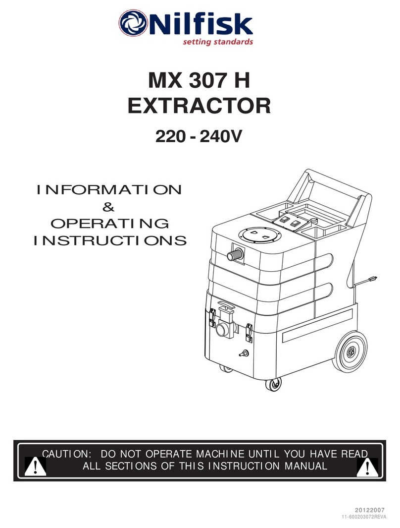 Nilfisk-Advance MX 307 H Operating instructions