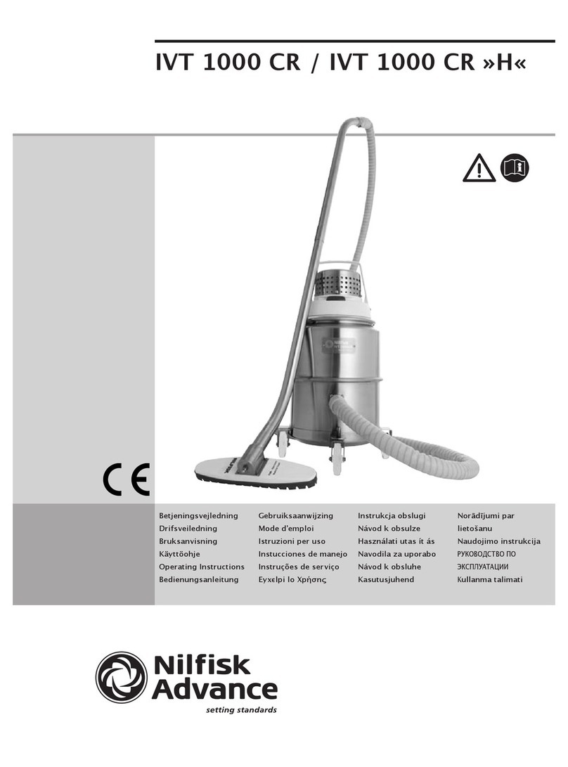 Nilfisk-Advance IVT 1000 CR H User manual