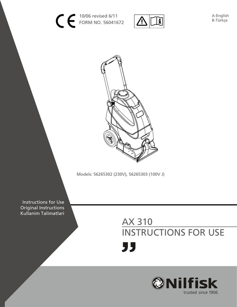 Nilfisk-Advance AX 310 User manual