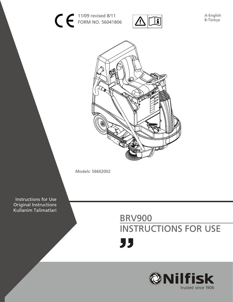 Nilfisk-Advance BRV 900 User manual