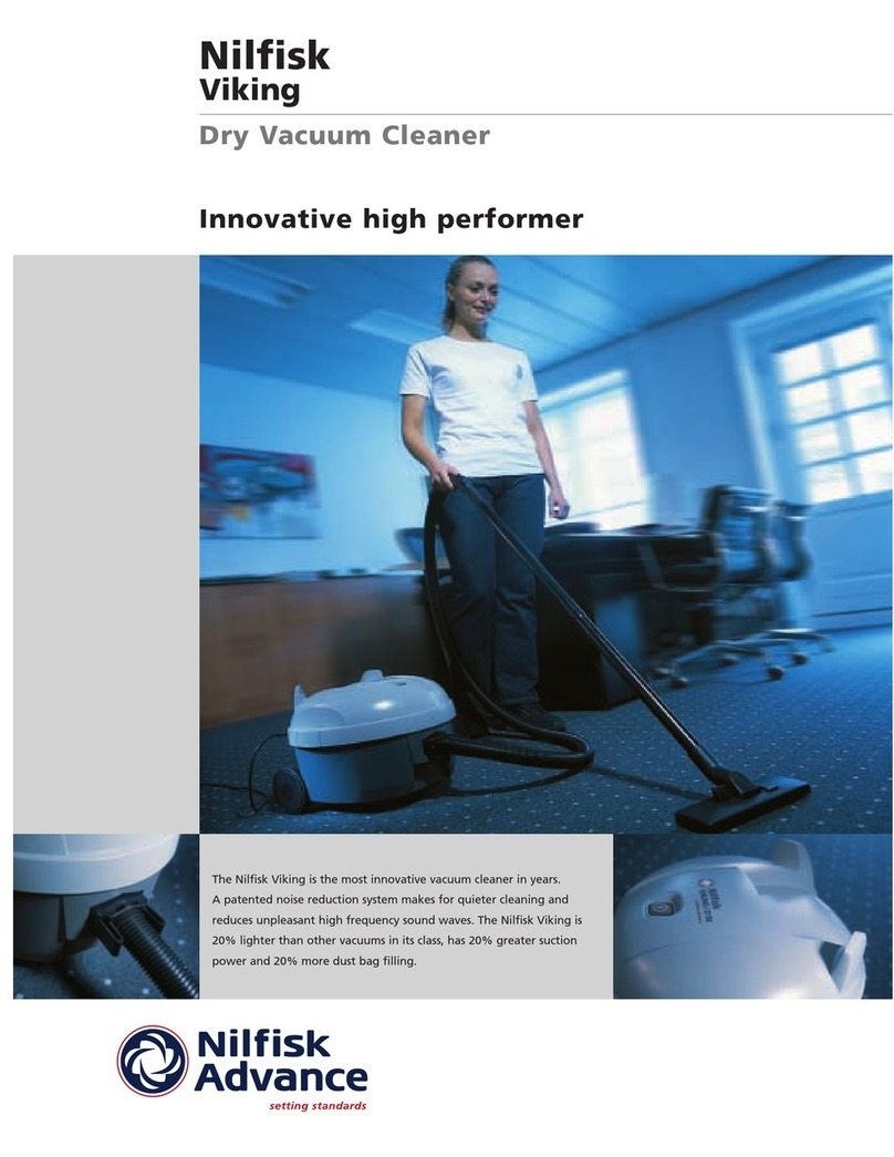 Nilfisk-Advance Dry Vacuum Cleaner User manual Nilfisk-Advance Dry Vacuum Cleaner User manual