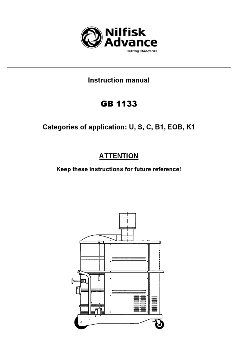 Nilfisk-Advance GB 1133 User manual Nilfisk-Advance GB 1133 User manual