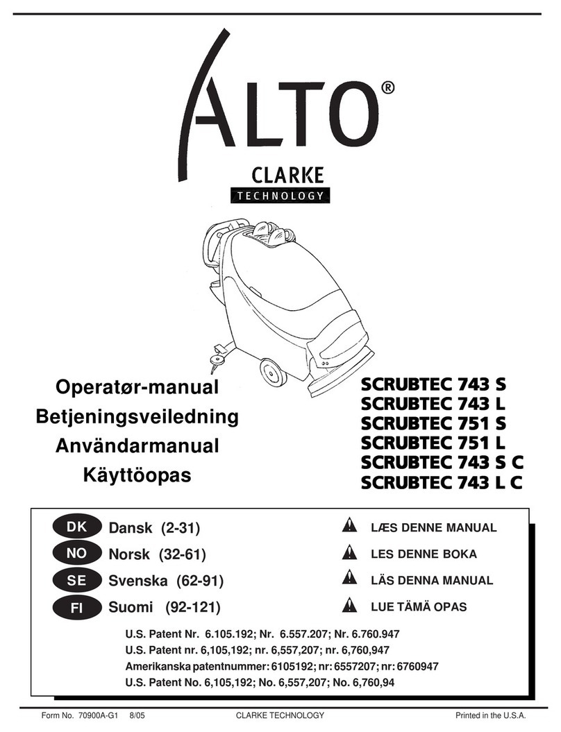 Alto SCRUBTEC 743 L C User manual