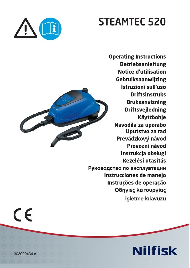 Nilfisk-ALTO STEAMTEC 520 operating instructions