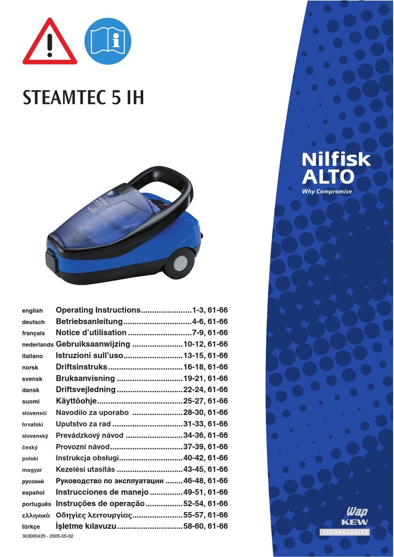 Nilfisk-ALTO STEAMTEC STEAMTEC 5 IH operating instructions
