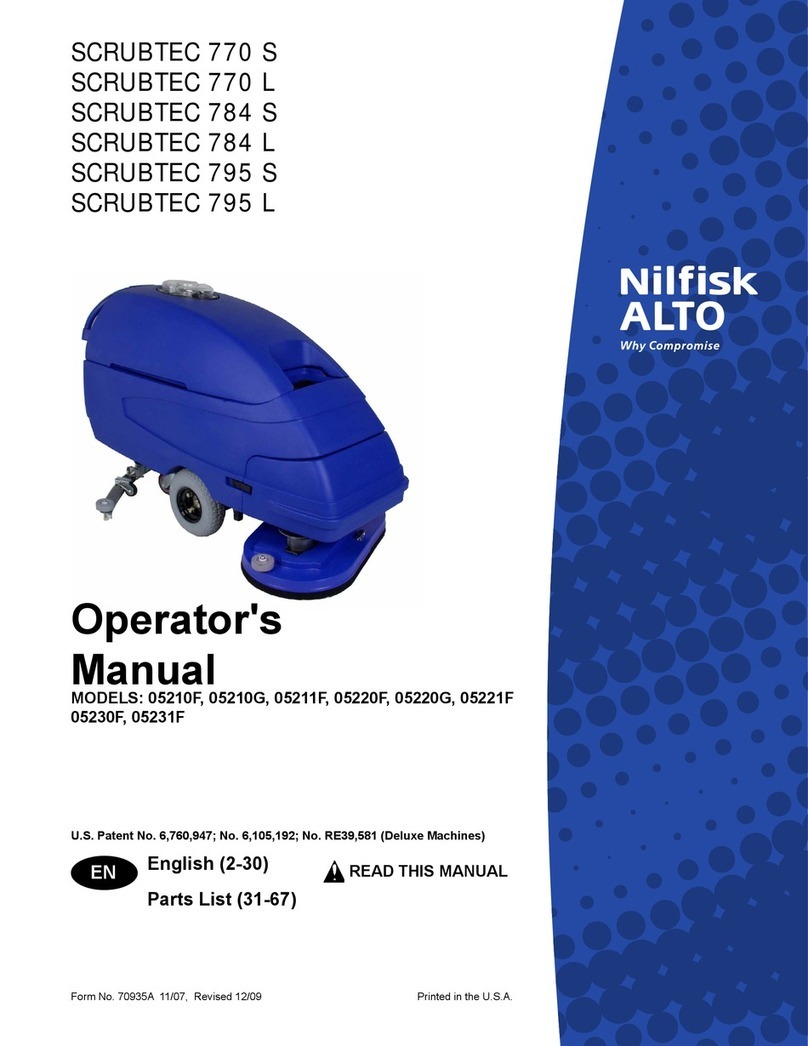 Nilfisk-ALTO SCRUBTEC 770 S 05210F Operator's manual