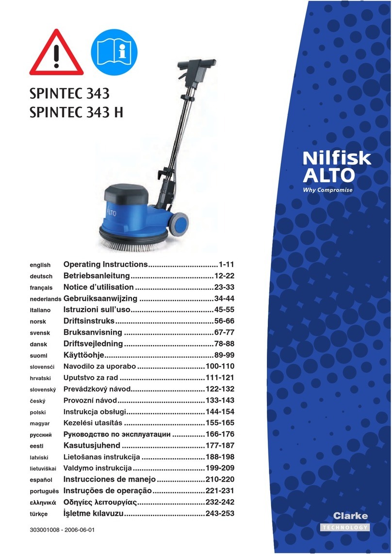 Nilfisk-ALTO SPINTEC 343 manual