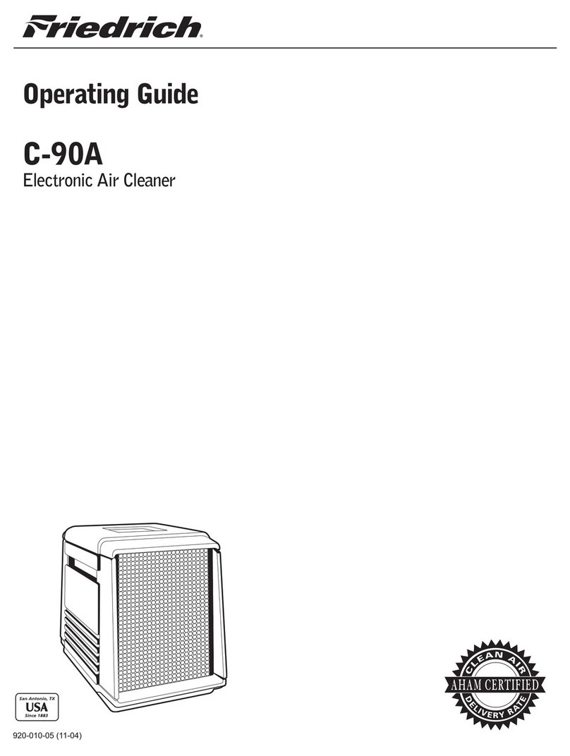 Friedrich C-90A User manual Friedrich C-90A User manual