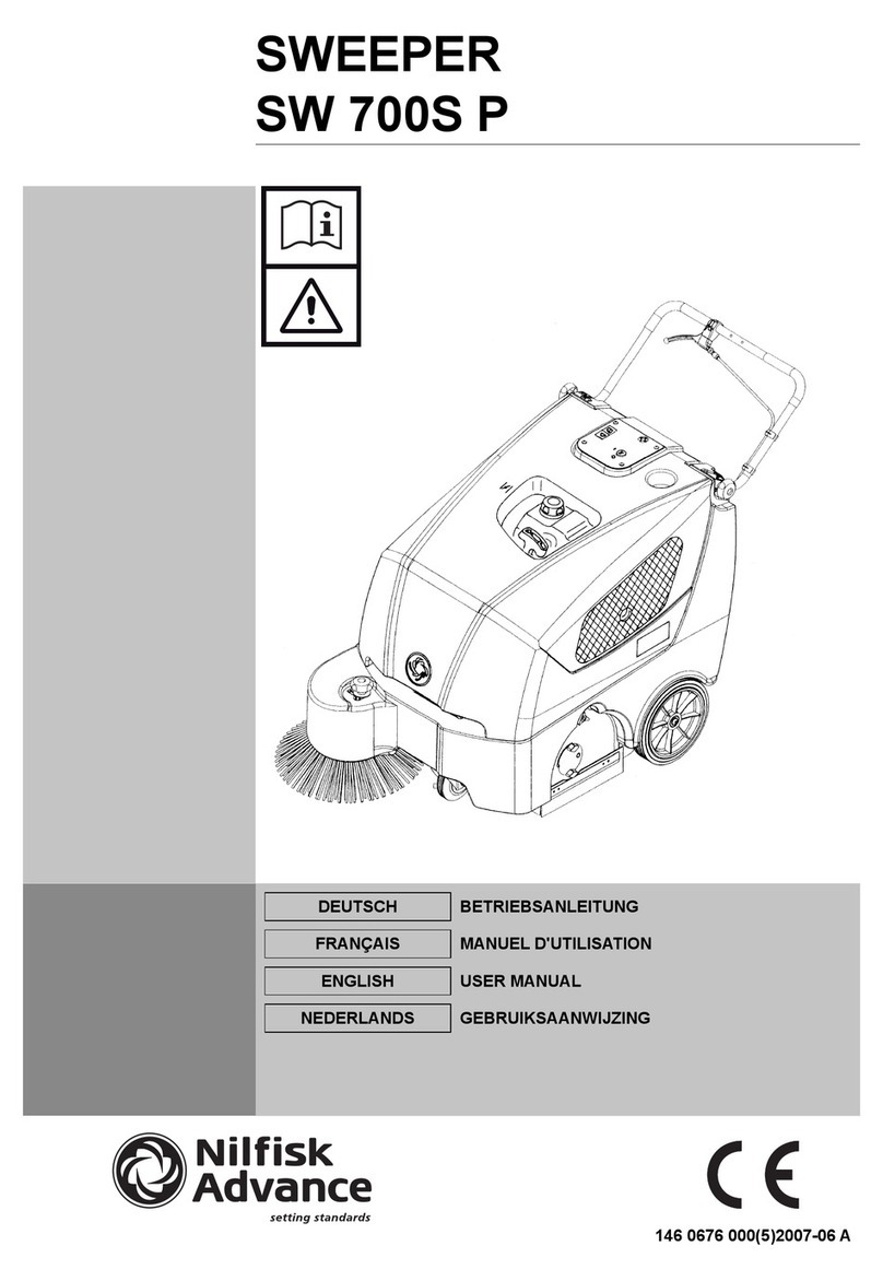 Nilfisk-Advance SWEEPER SW 700S P User manual