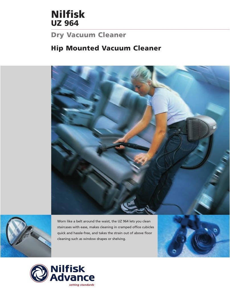 Nilfisk-Advance UZ 964 Ergoclean User manual