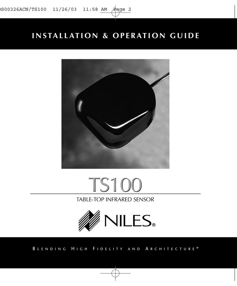 Niles TS100 Troubleshooting guide