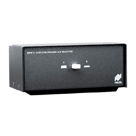 Niles Amplifier/Speaker A-B Selector DPS-1 Specifications
