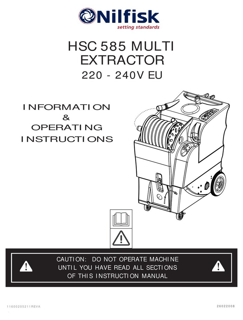 Nilfisk-Advance HSC 585 Information & operating instructions Nilfisk-Advance HSC 585 Information & operating instructions