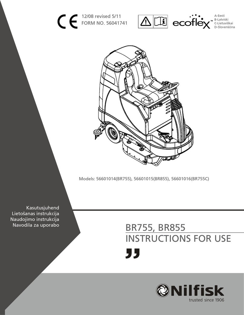 Nilfisk-Advance BR755C User manual