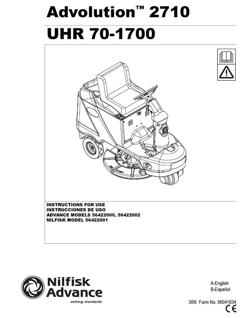 Nilfisk-Advance Advolution 2710 User manual