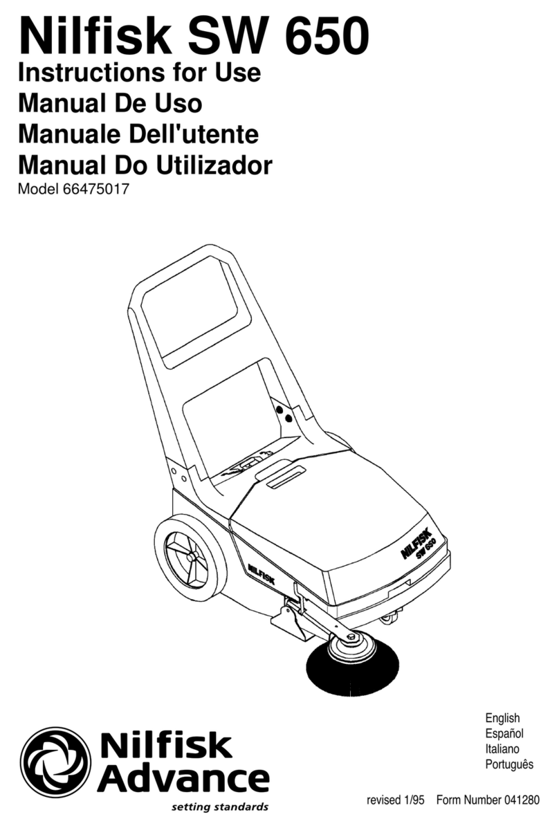 Nilfisk-Advance SW 650 User manual