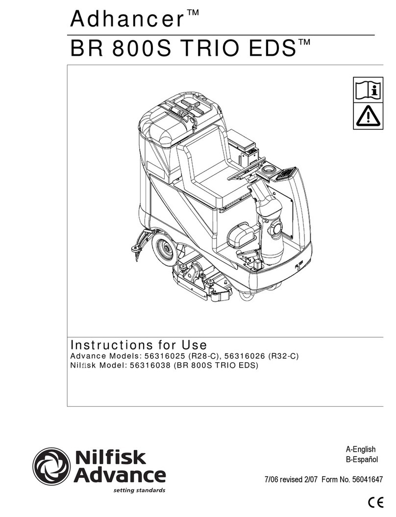 Nilfisk-Advance 56316025 (R32-C) User manual