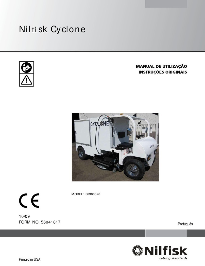 Nilfisk-Advance CYCLONE 56380676 manual de utilização
