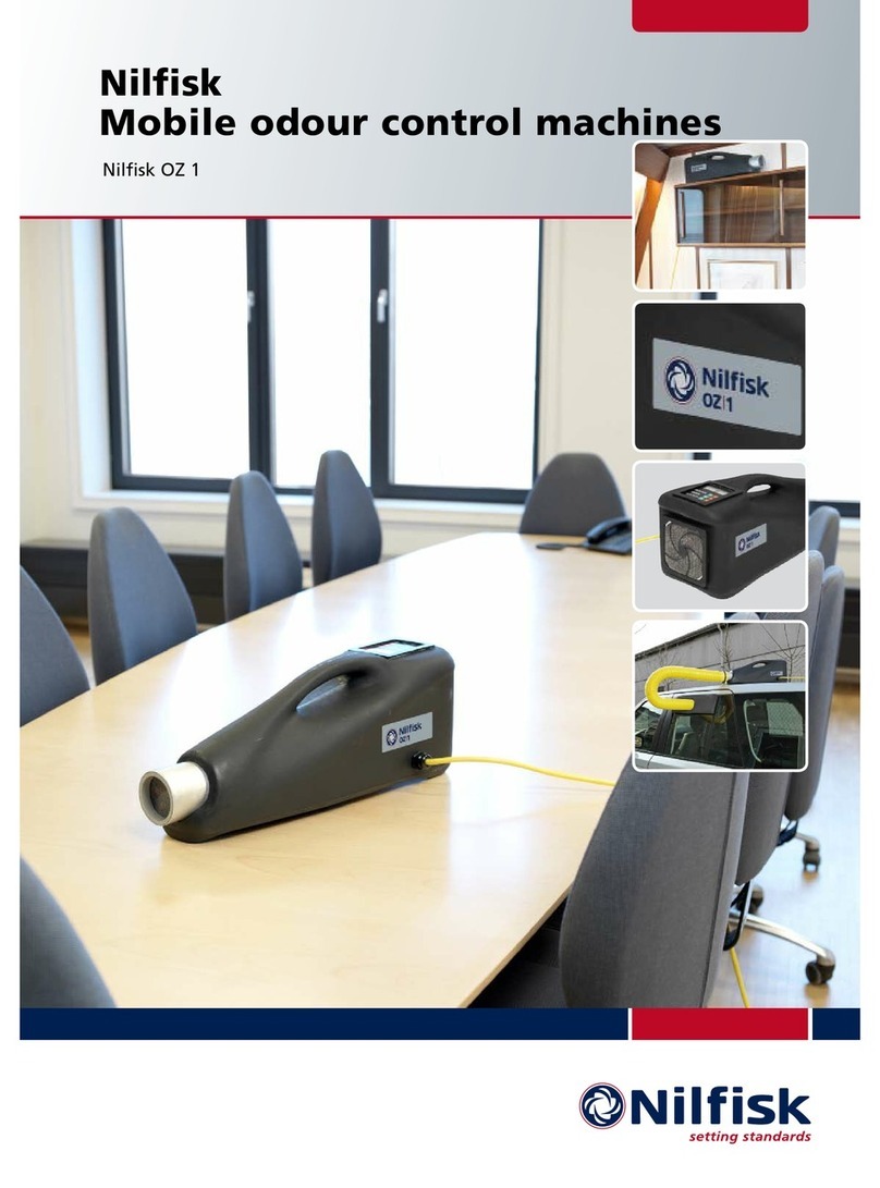 Nilfisk-Advance Mobile Odour Control Machines Nilfisk OZ 1 Specifications