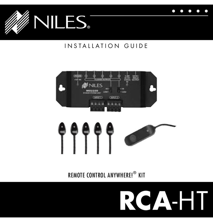 Niles RCA-HT installation guide
