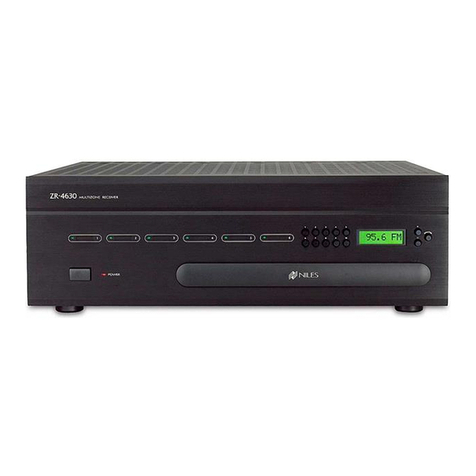Niles ZR-4630 ZR-4630 Installation & operation guide